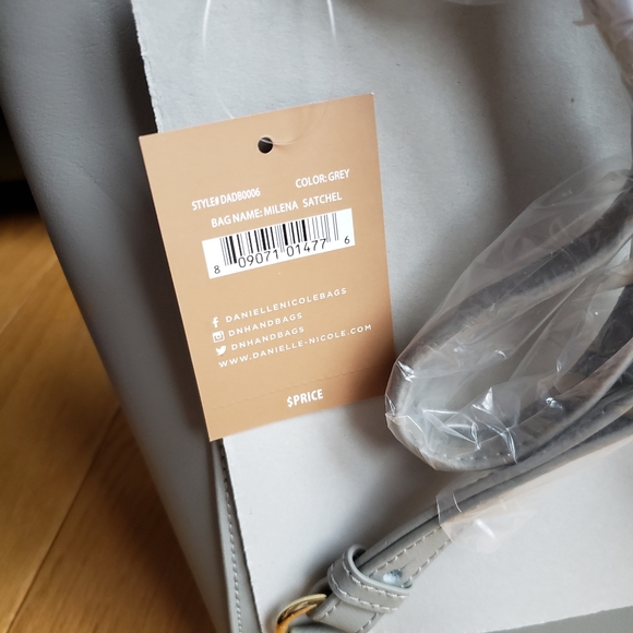 Danielle Nicole Milena Leather Satchel with Convertible Backpack - Picture 8 of 10